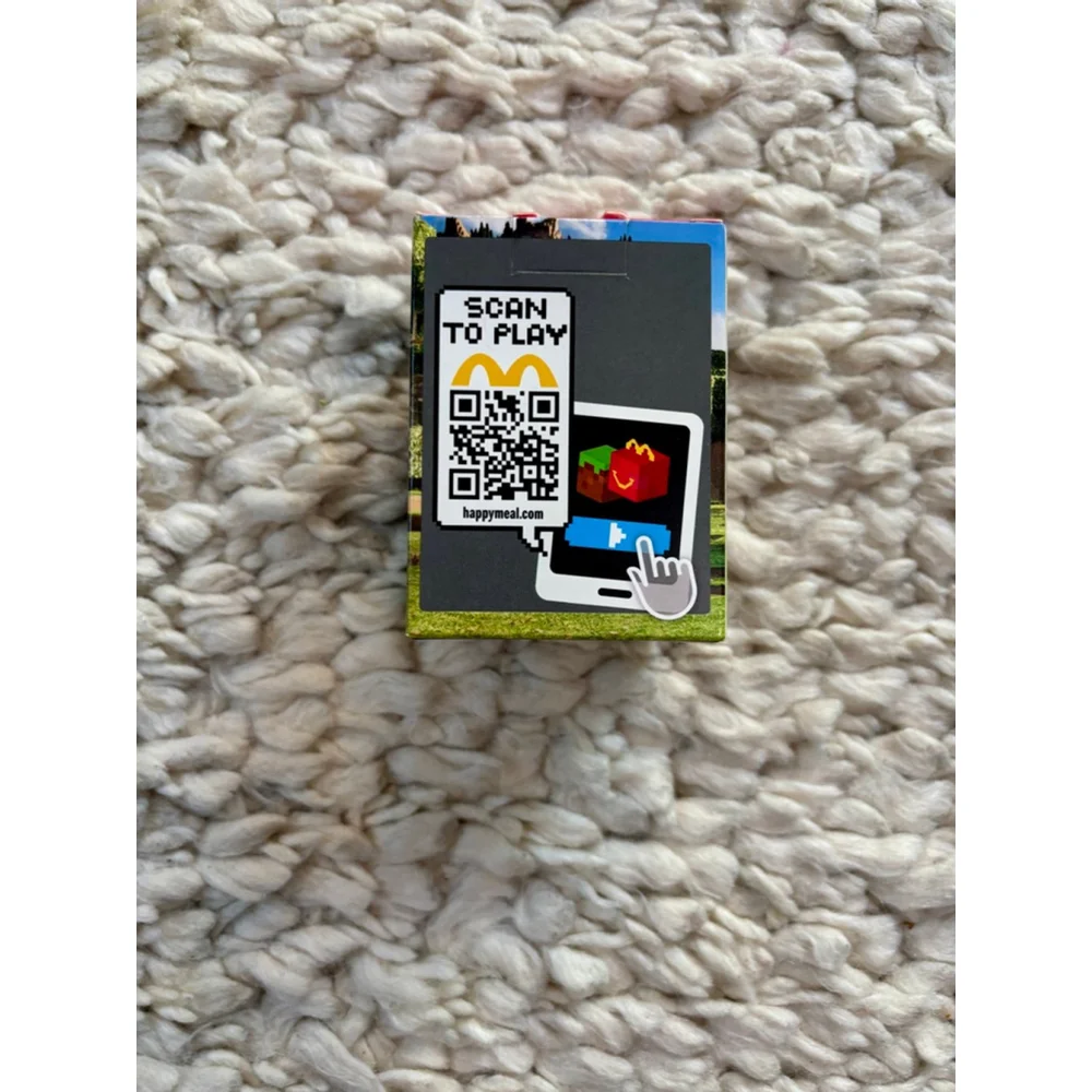 McDonald's Minecraft Skeleton Action Figure One Size White Gray